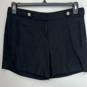 White House Black Market High Waist Black Shorts